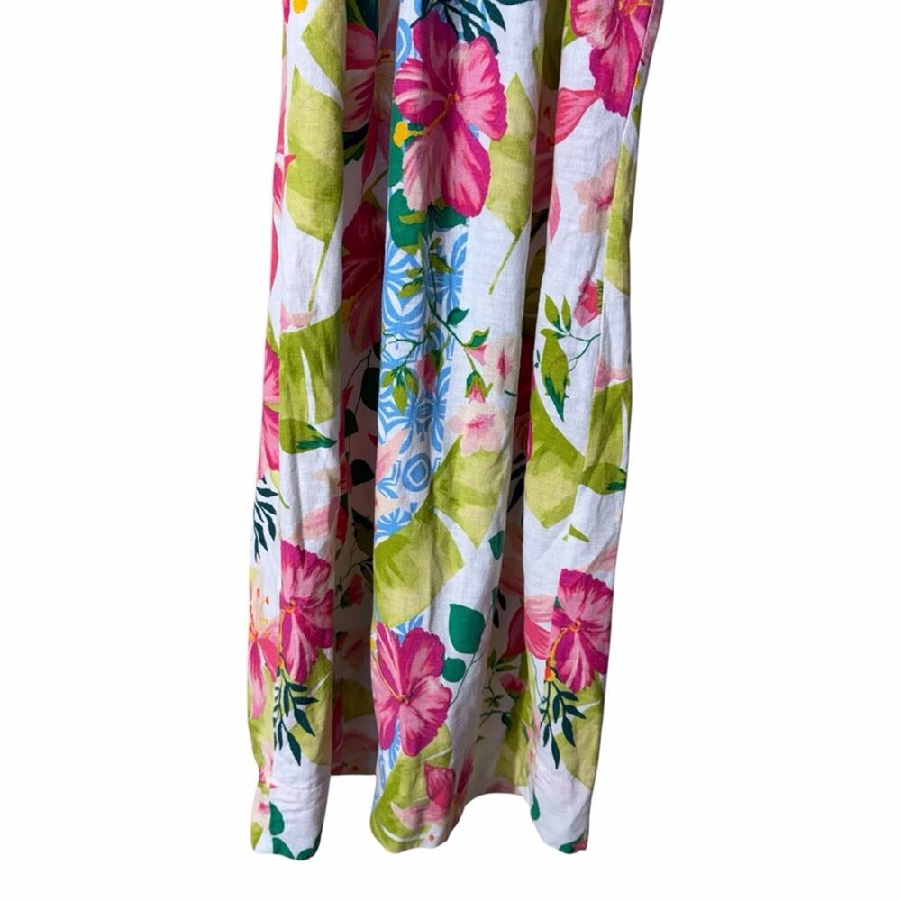Tommy Bahama Lava Actually Linen-Blend Halter Dress Size Small - Picture 6 of 12